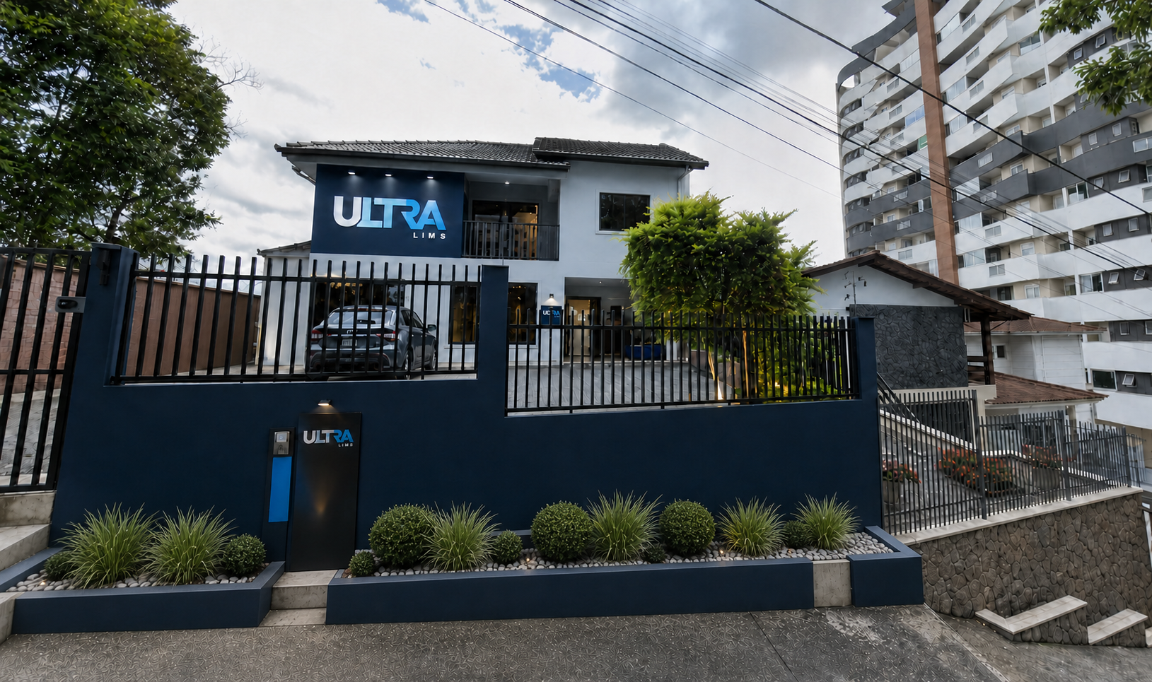 Fachada da sede UltraLIMS